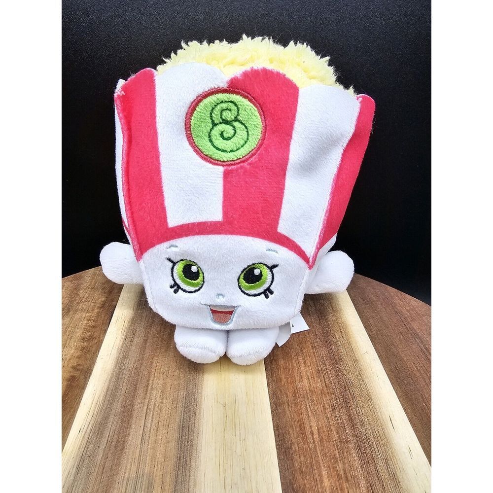 Shopkins Plush Toy Poppy‎ Corn Popcorn 6"  Plushie 2016 Moose Toys Stuffed Food